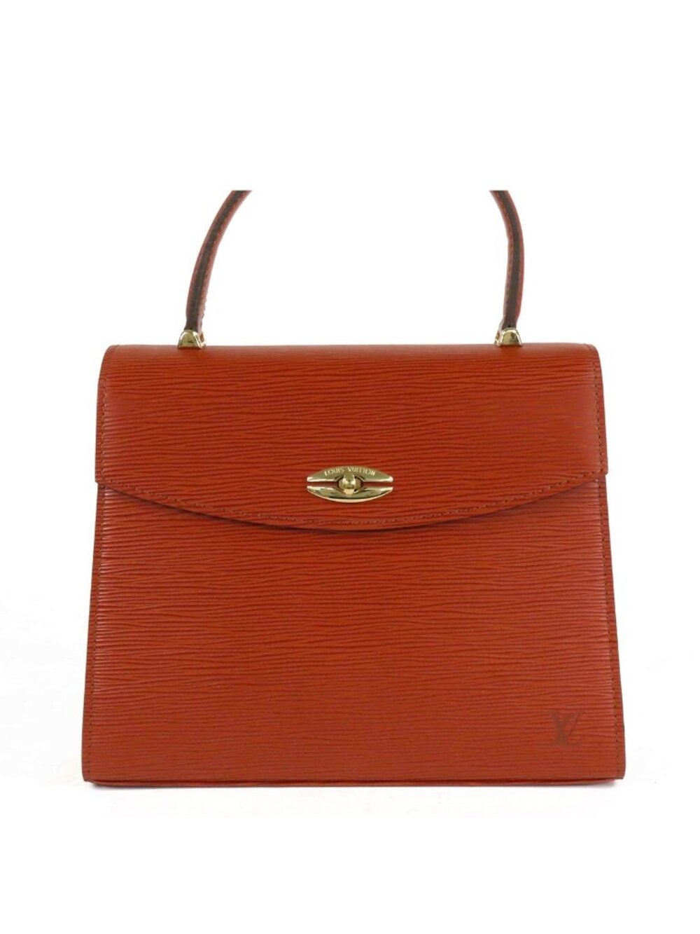 Louis Vuitton Malesherbes Kenya Brown Epi Leather Handbag